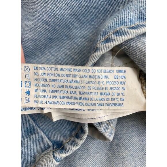 Forever 21 Women’s Denim Overall Dress Blue Size Small - Picture 6 of 7